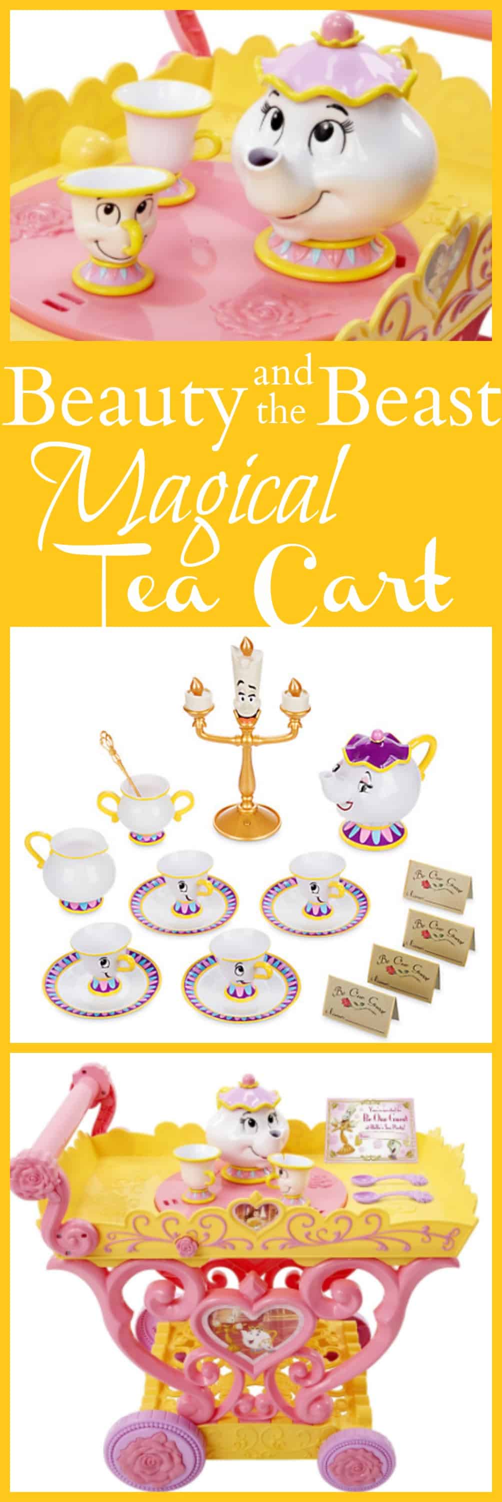 vDisney Beauty and the Beast Magical Tea Cart