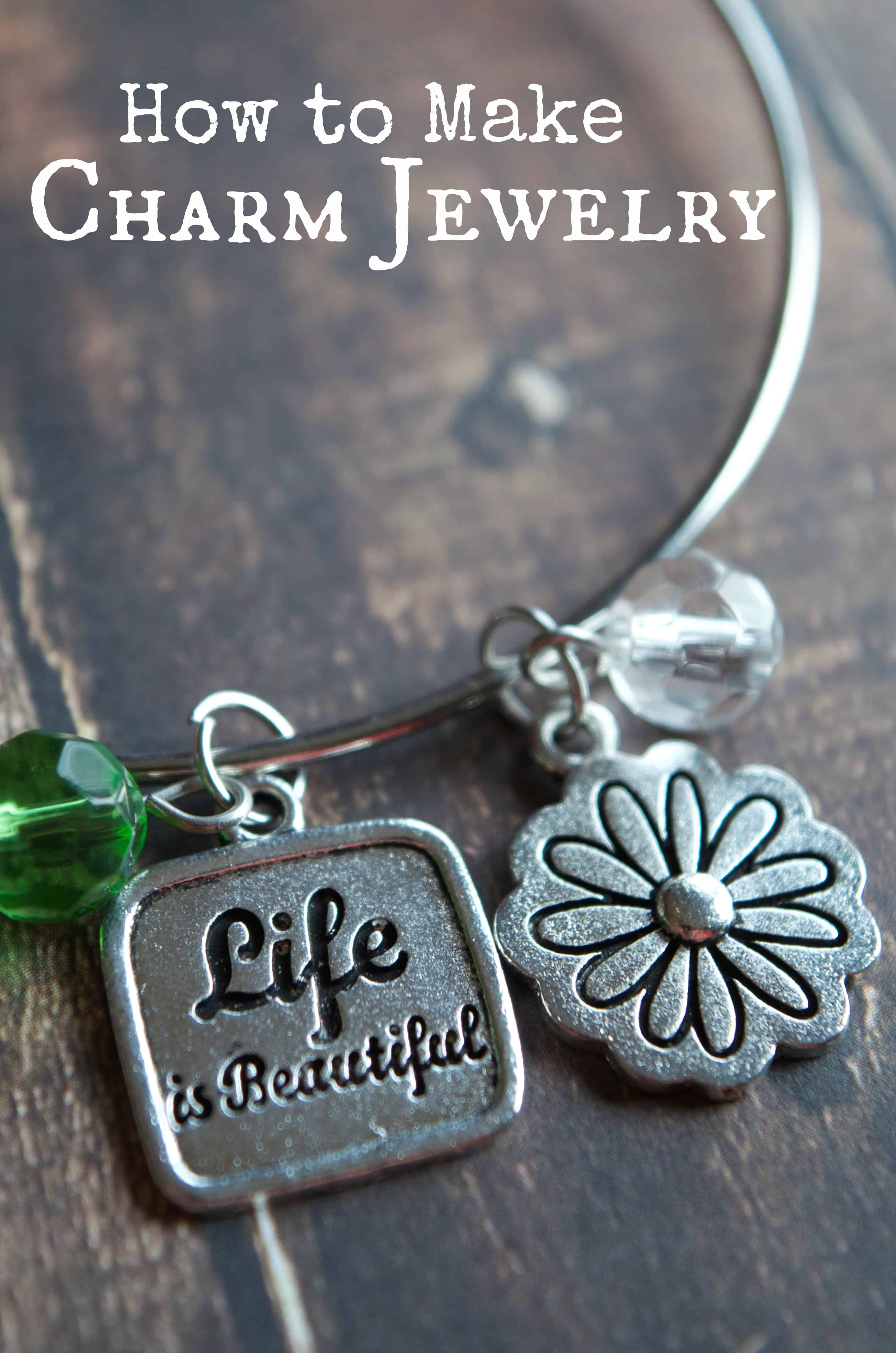 How to Make Charm Jewelry Tutorial