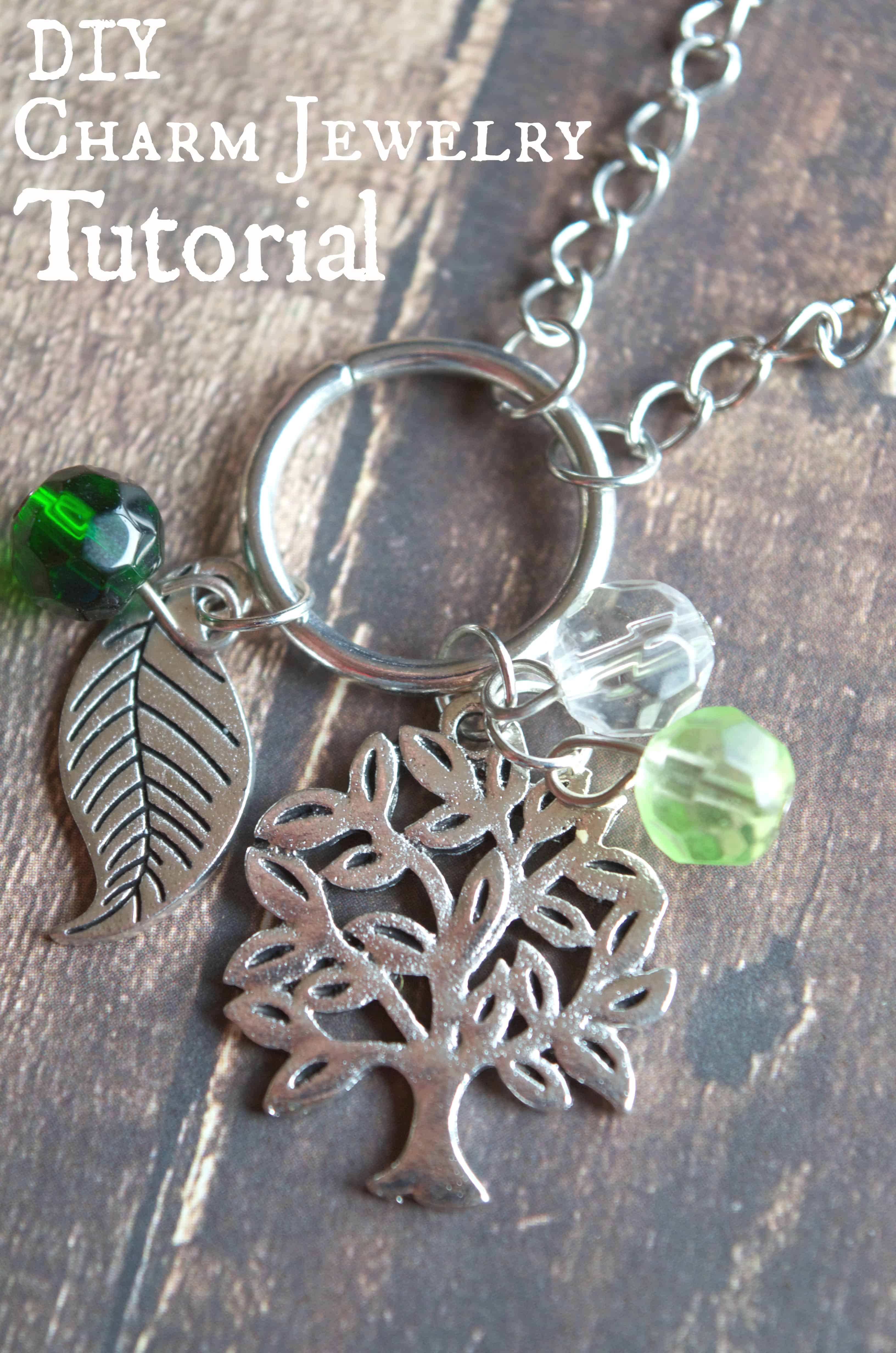 How to Make DIY Charm Jewelry Tutorial