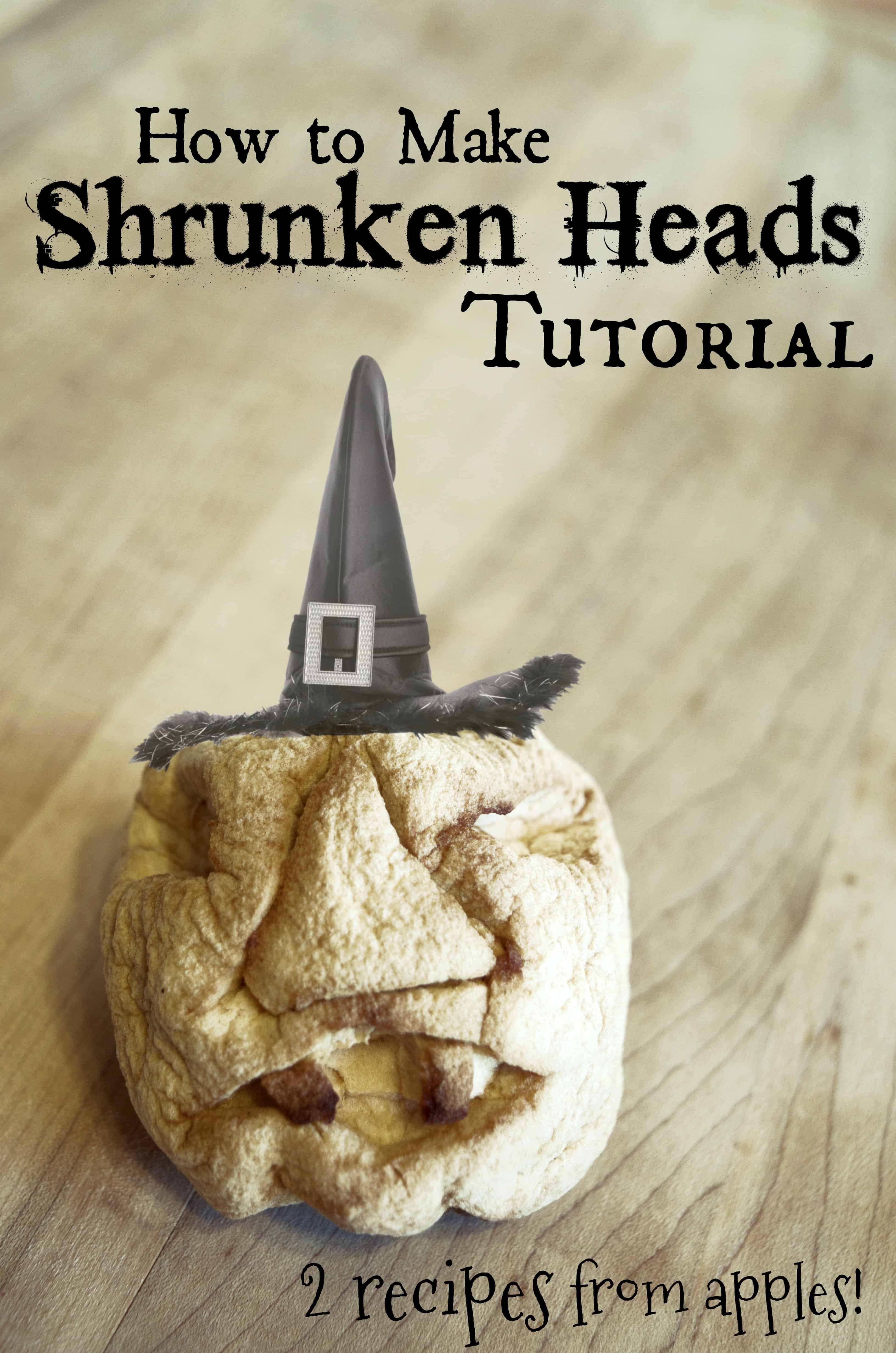 How to Make Shrunken Heads Tutorial Halloween & Harry Potter parties