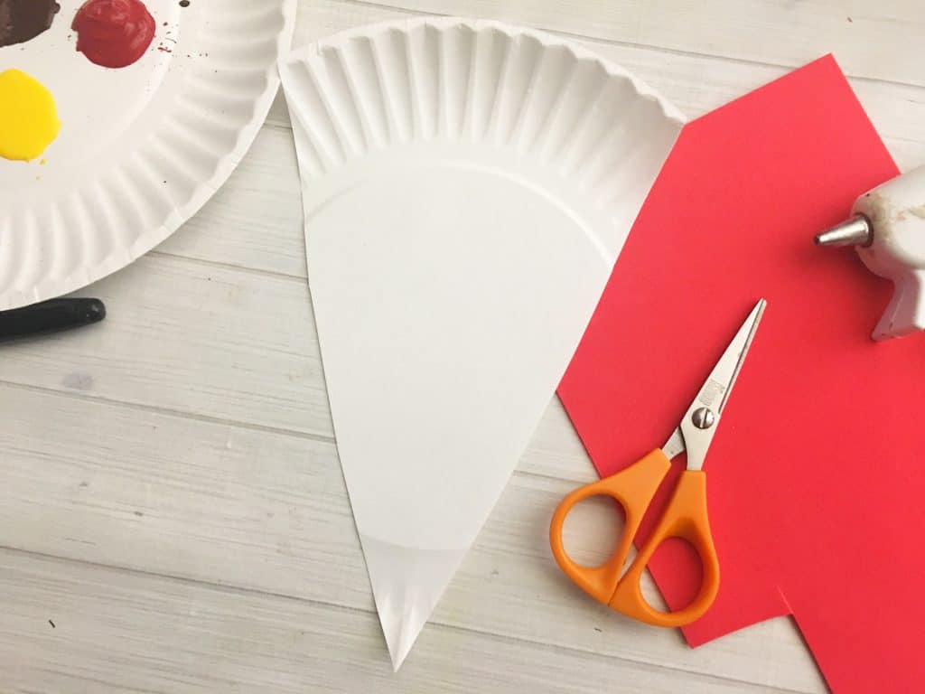 Valentine's Day Pizza Paper Plate Craft for Kids Tutorial