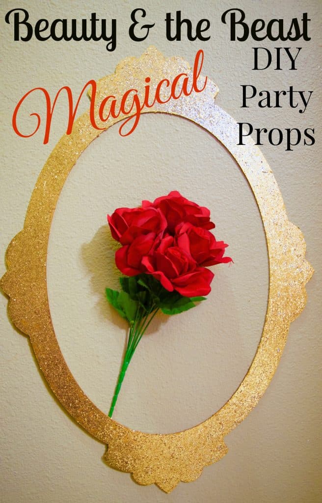 Magical DIY Beauty & the Beast Party Prop Supplies & Wall Decor