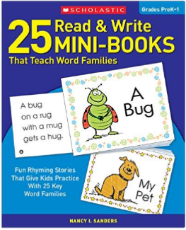 Easy DIY Word Family Booklet for Center Activities