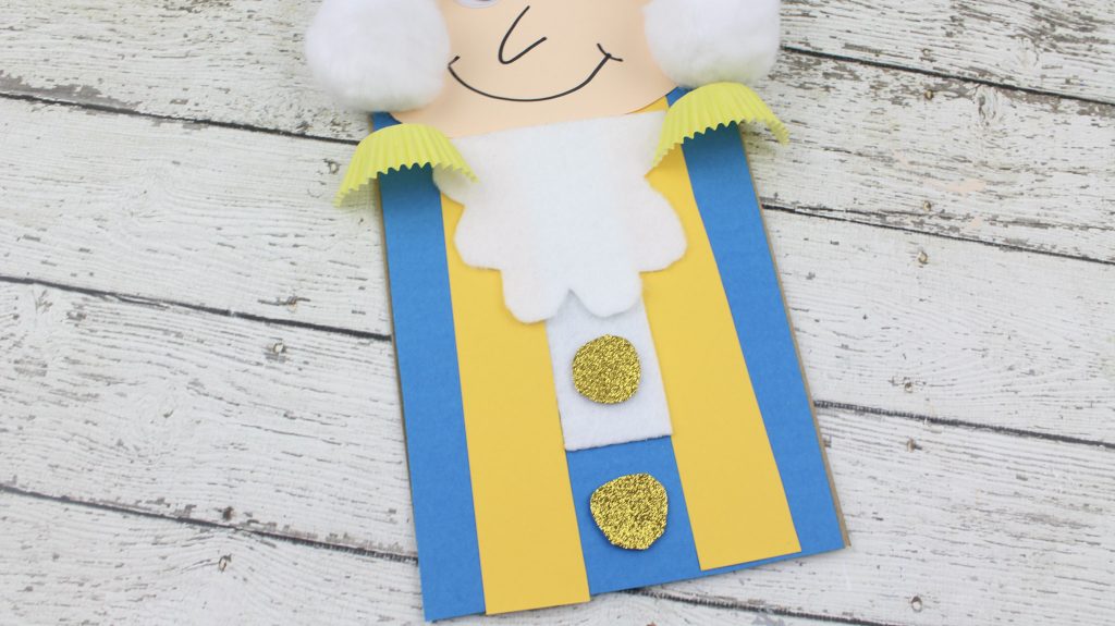 President's Day George Washington Paper Bag Kid's Craft