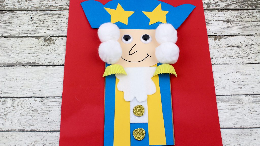 President's Day George Washington Paper Bag Kid's Craft