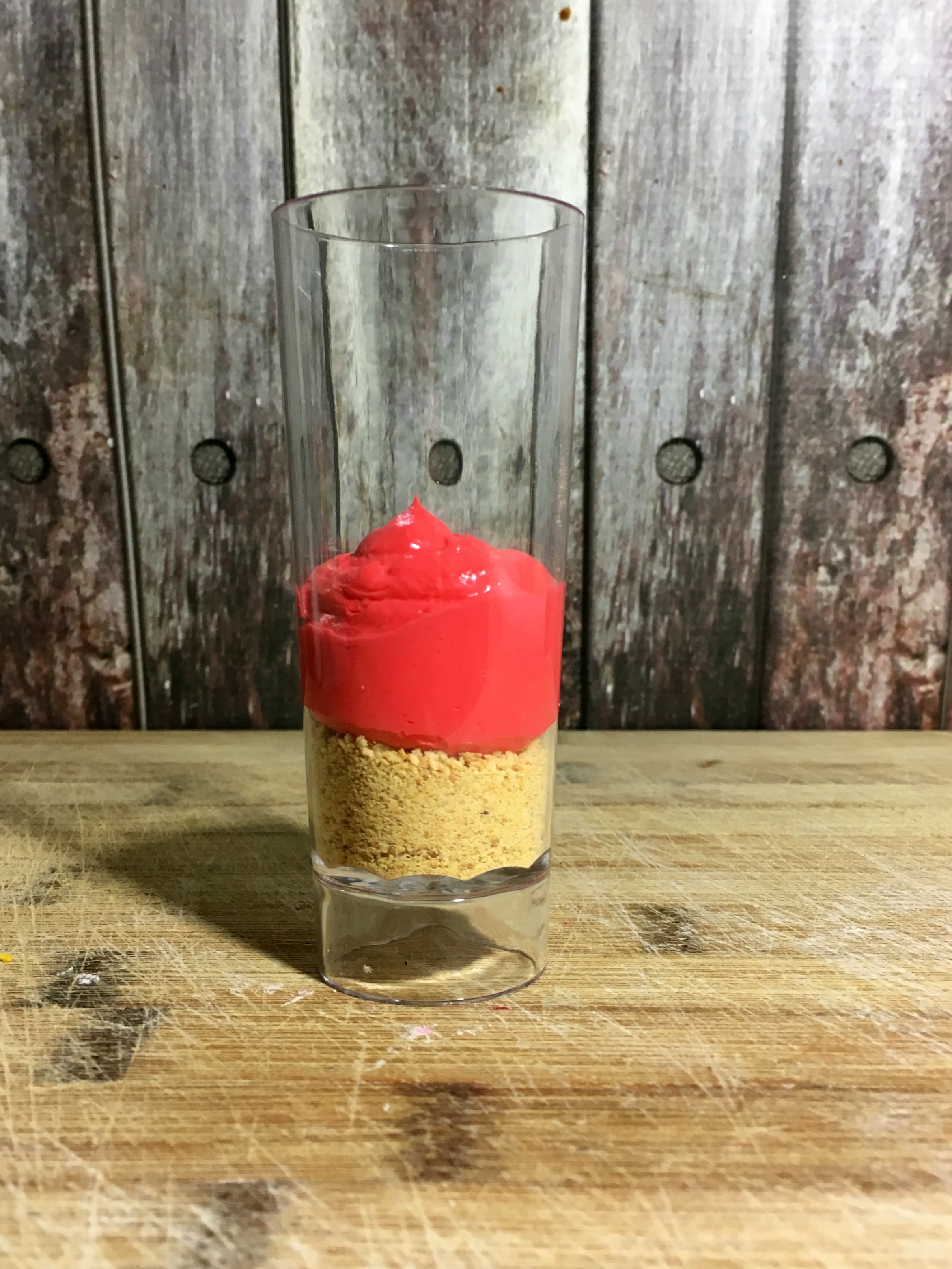 Disney's Beauty and the Beast inspired Cheesecake Shooters Recipe