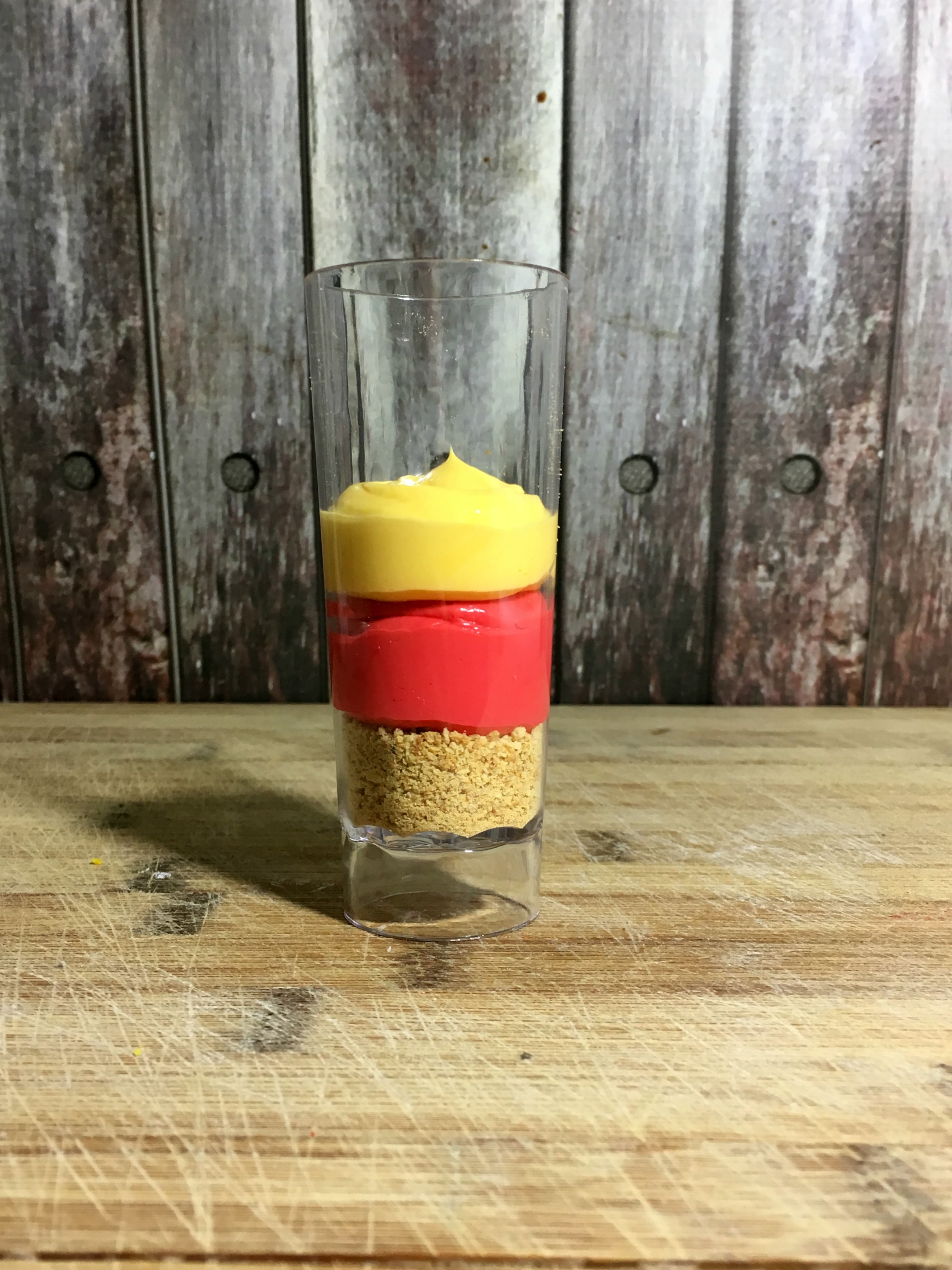 Disney's Beauty and the Beast inspired Cheesecake Shooters Recipe