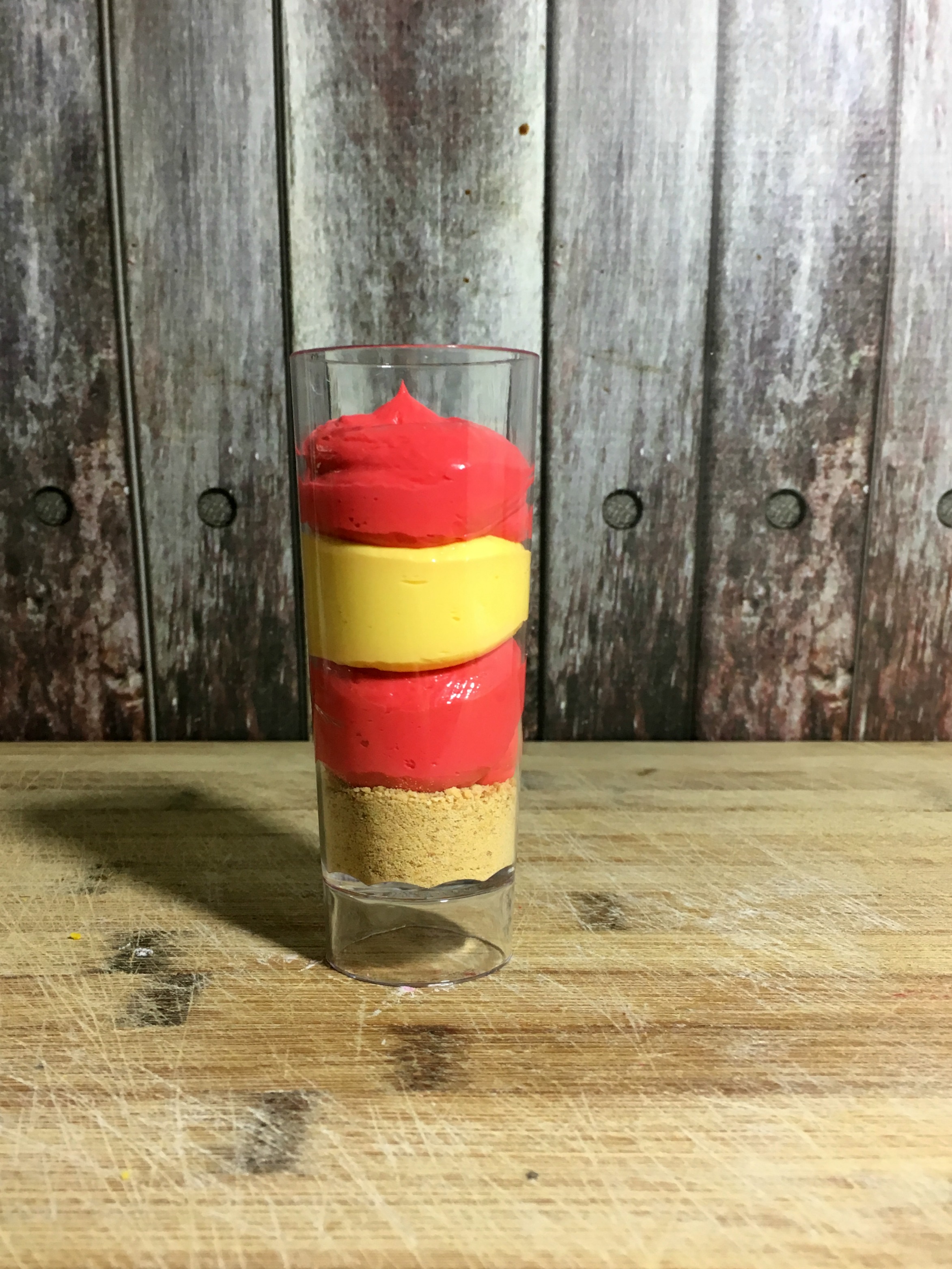 Disney's Beauty and the Beast inspired Cheesecake Shooters Recipe