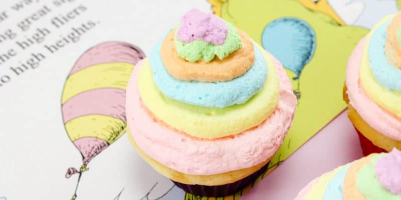 Oh the Places You'll Go Dr. Seuss Cupcakes Recipe