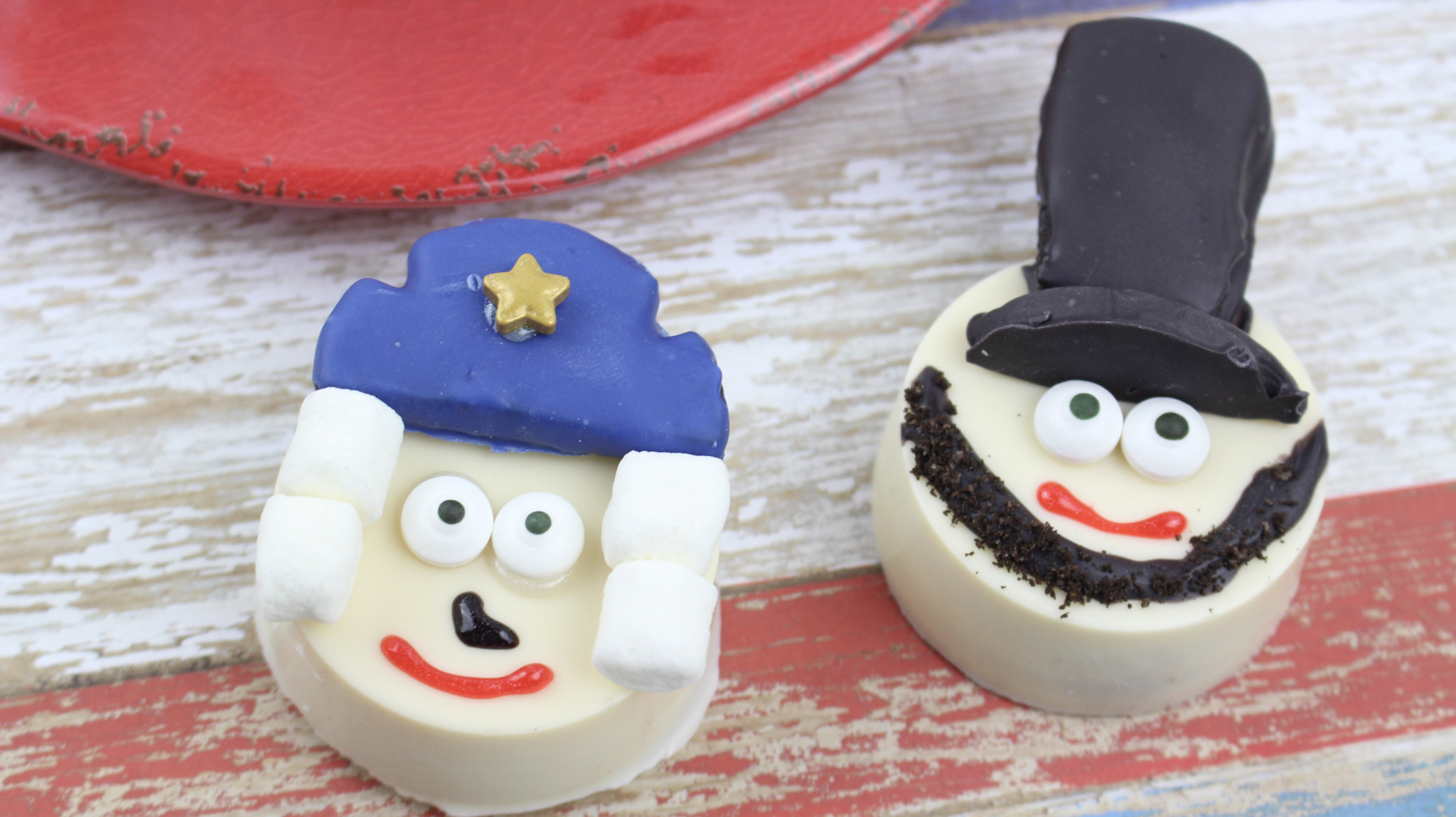 President's Day Cookies for Kids - George Washington & Abraham Lincoln