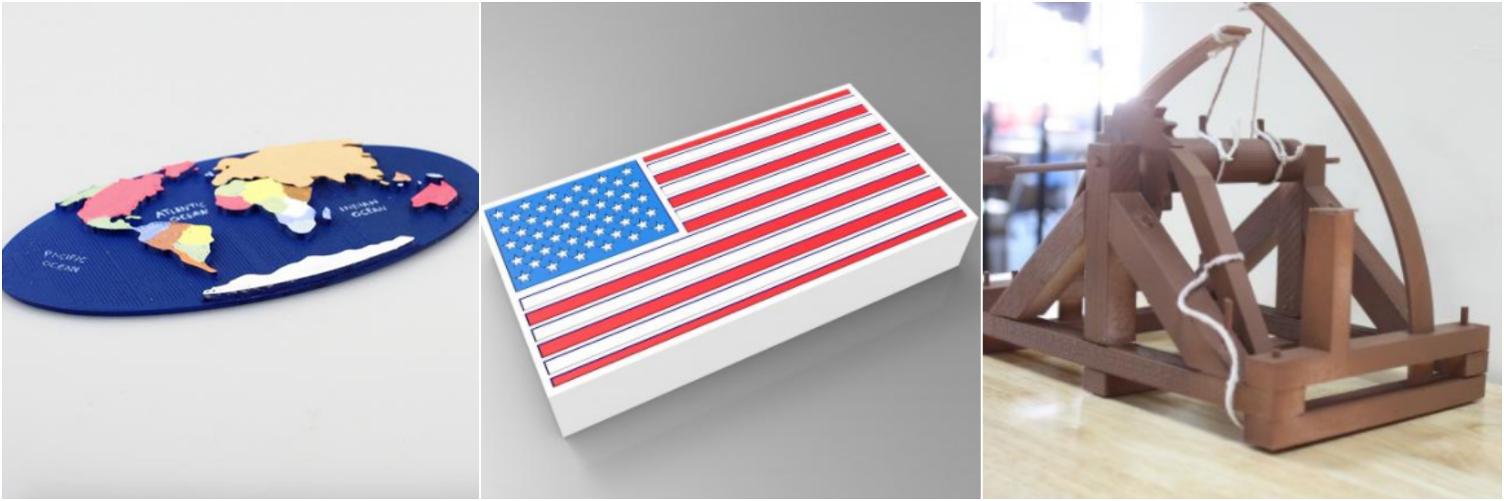 History, Geography & Landmarks, & Politics 3D Printing Models