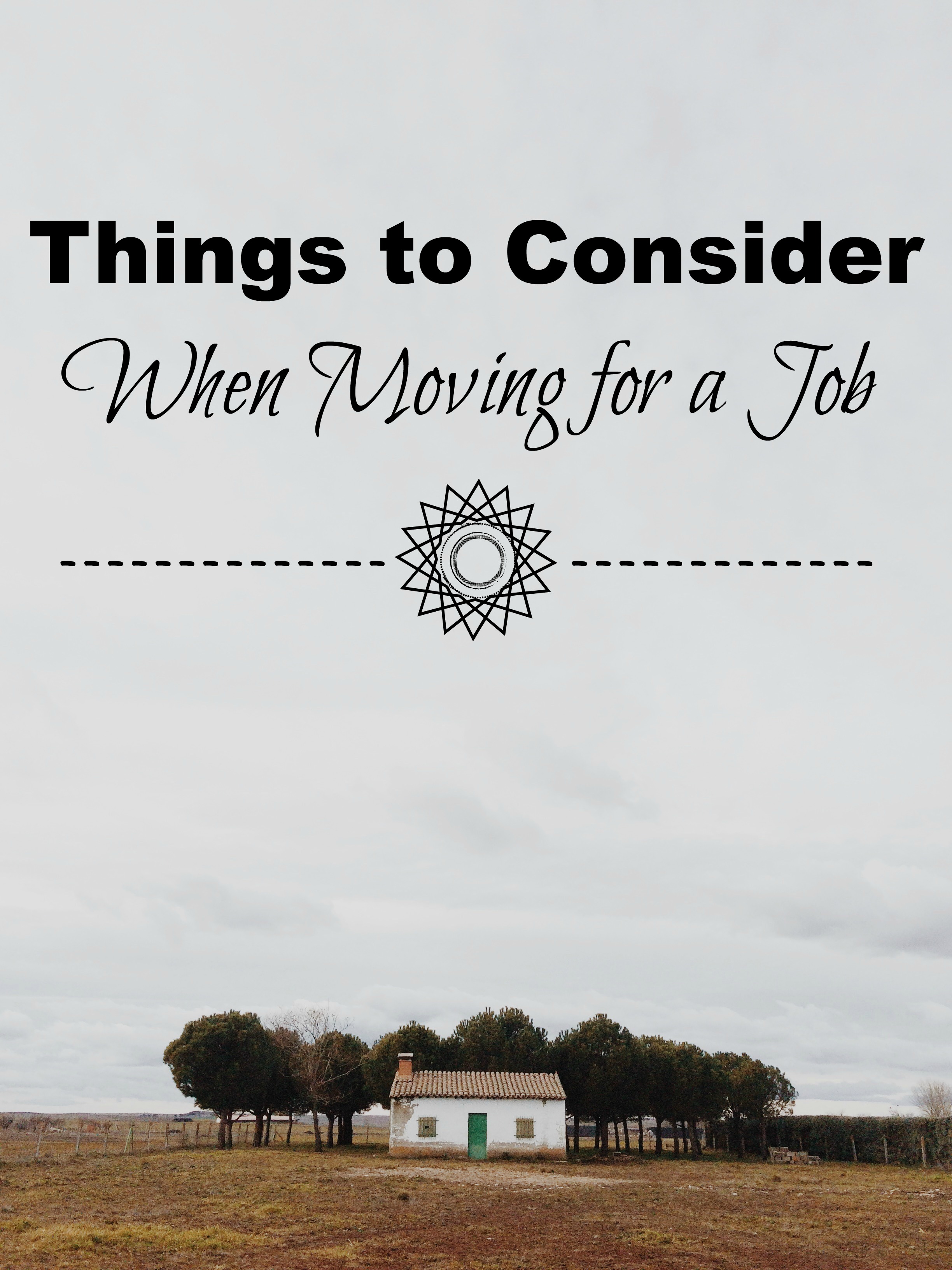 Things to Consider When Moving for a Job - Families with Special Needs