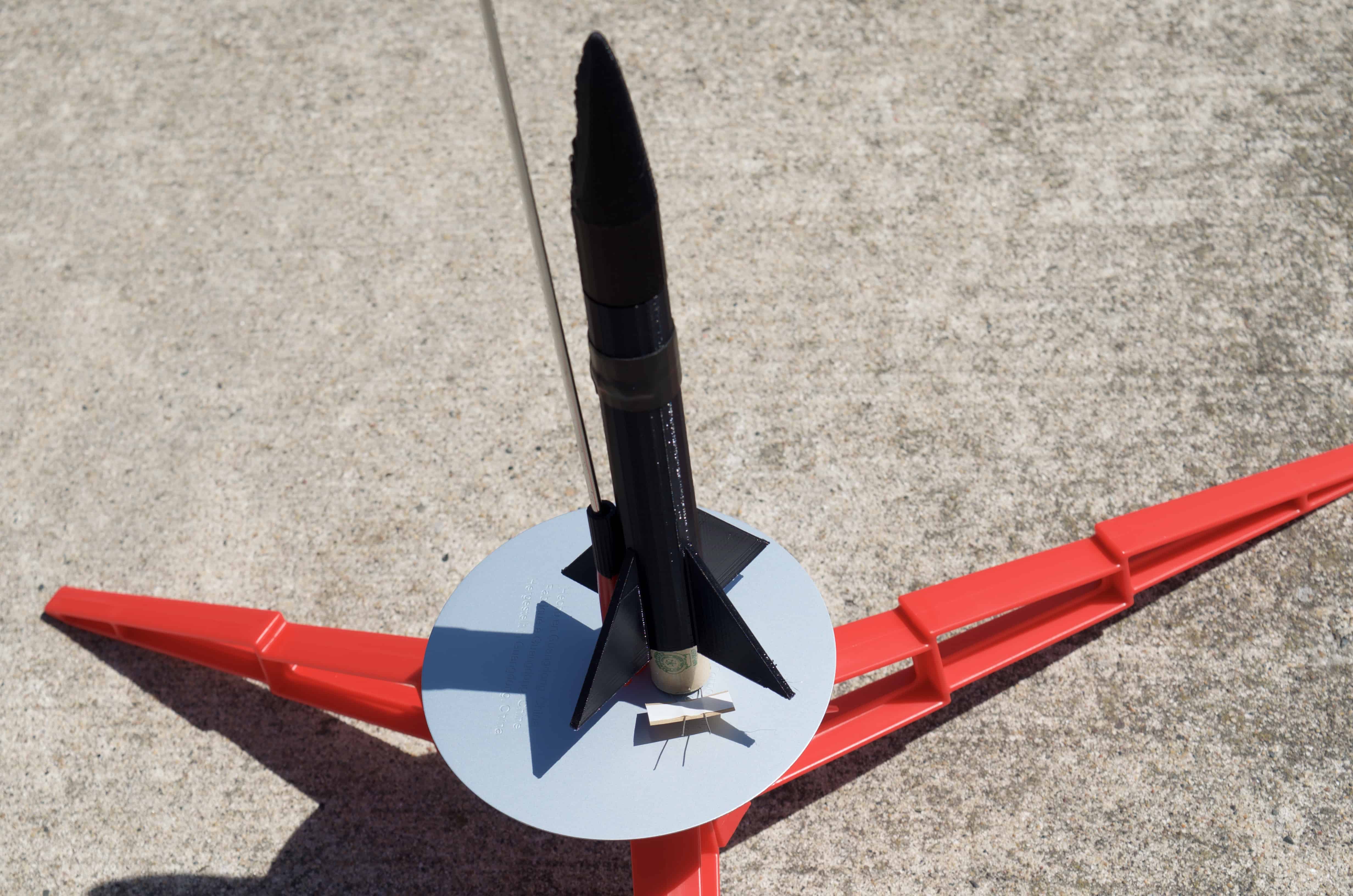 3D printed model rocket G-Class. 