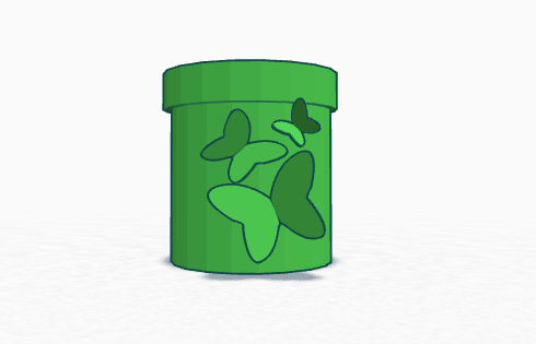 FREE Butterfly Flowerpot 3D Printing File for Earth Day Gardens