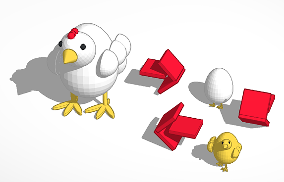 Chicken Life Cycle 3D Printer