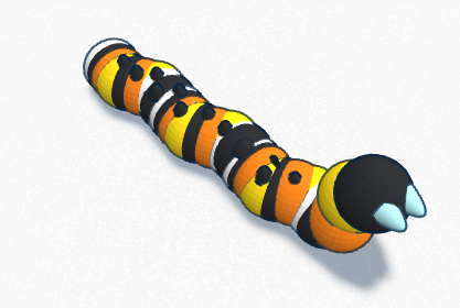 Black Swallowtail Caterpillar 3D Printing