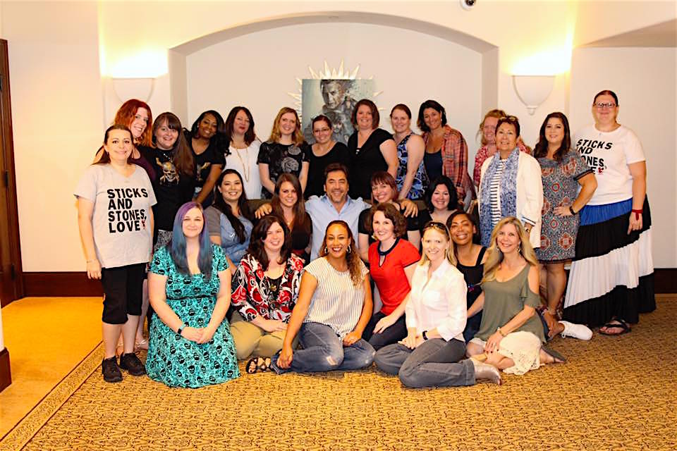 Disney Bloggers with Javier Bardem