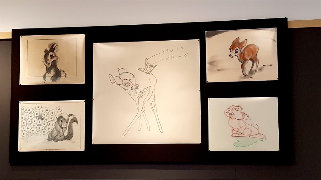 original Disney Bambi art images