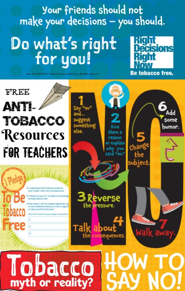 Anti-Tobacco Resources for Middle School Teachers