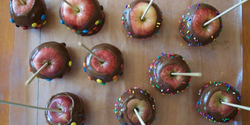Easy Gourmet Chocolate Dipped Apples Homemade Recipe