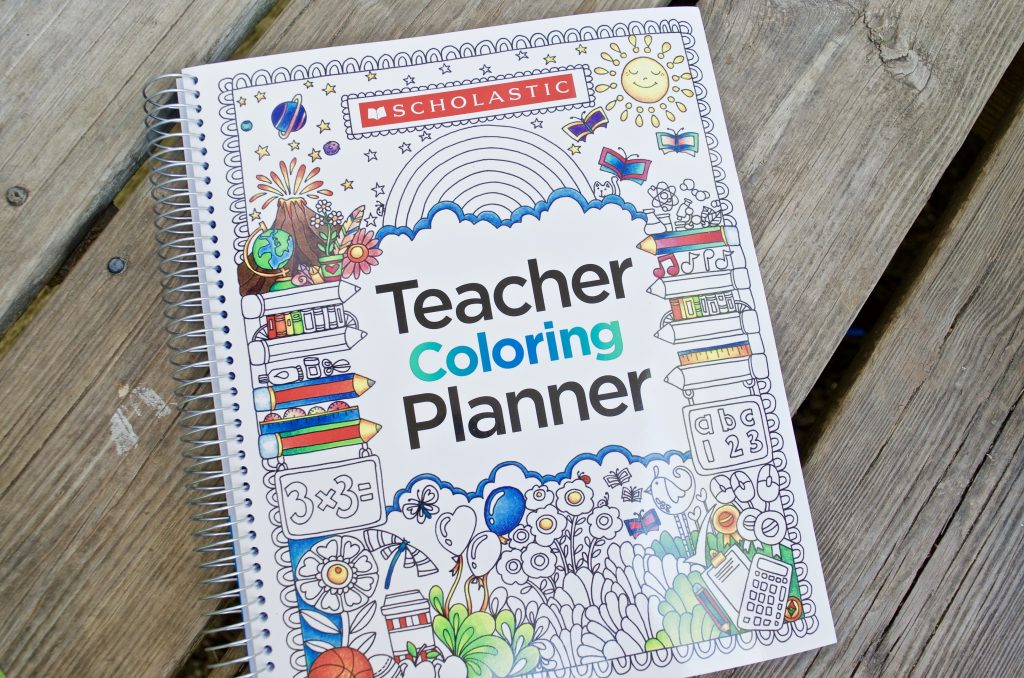 Scholastic Teacher Coloring Planner for School