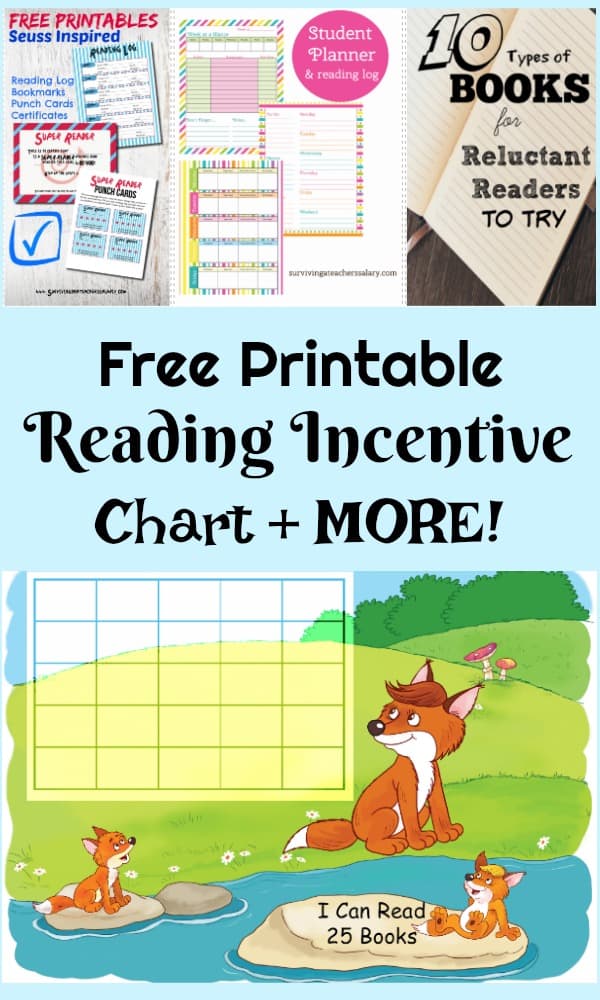 Printable Reading Chart