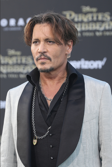 Johnny Depp at the Pirates of the Caribbean: Dead Men Tell No Tales Premiere