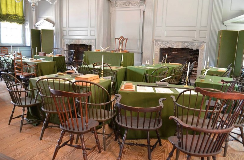 Independence Hall signing room