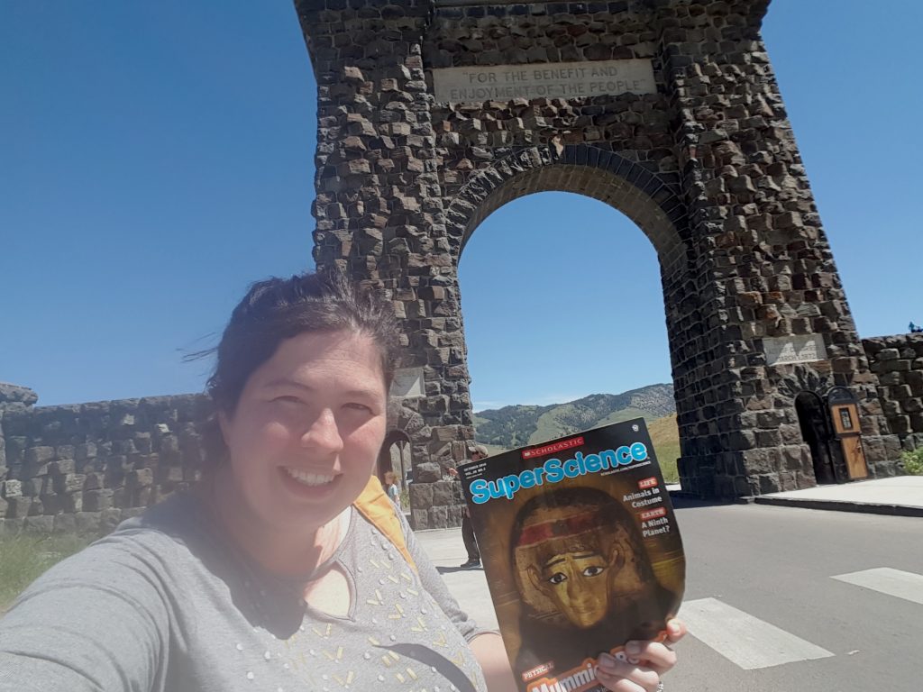 Scholastic Magazine at Yellowstone