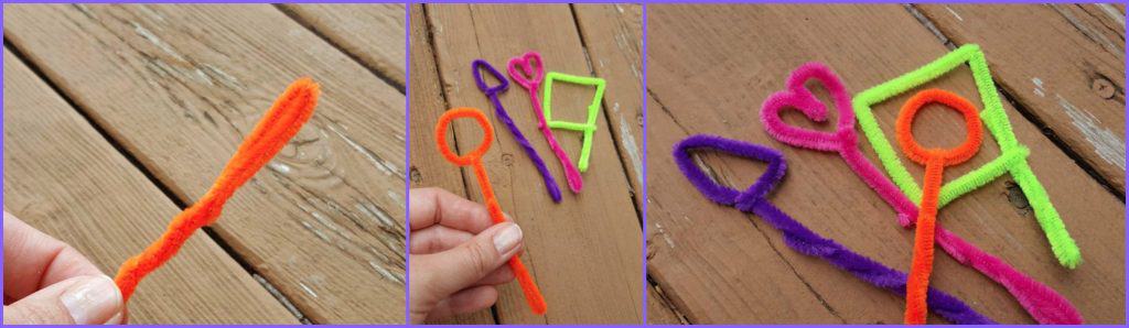 DIY Pipe Cleaner Bubble Wands 