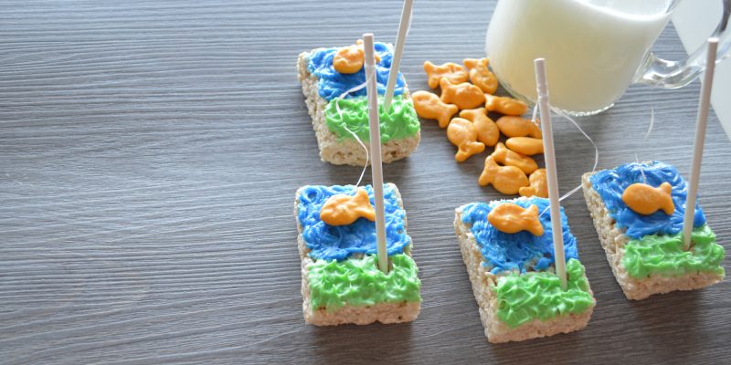 We've Gone Fishing Cereal Treats for Kids Recipe