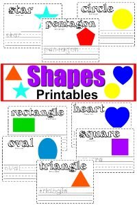 FREE How to Draw Shapes Printable Book for Preschool Kids