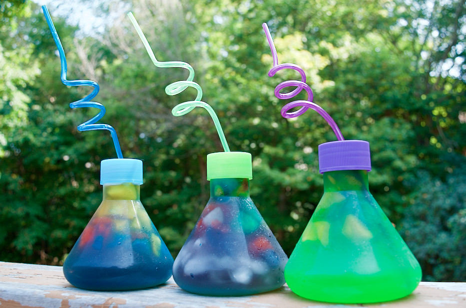 Swampy Zombie Toxic Waste Science Party Drinks Recipe Idea