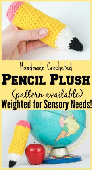 pencil plush toy crochet pattern