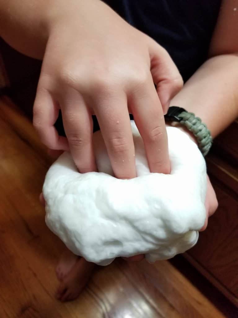 white Fluffy Slime ball