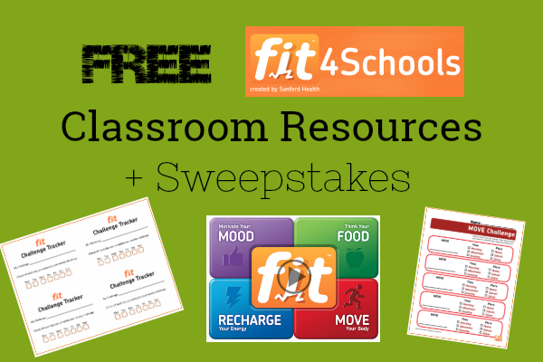 FREE Health Activation for Classrooms + fit4Schools Sweepstake!