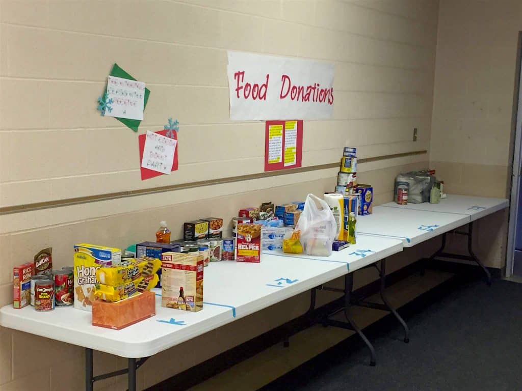 Food Drive Donations Volunteer