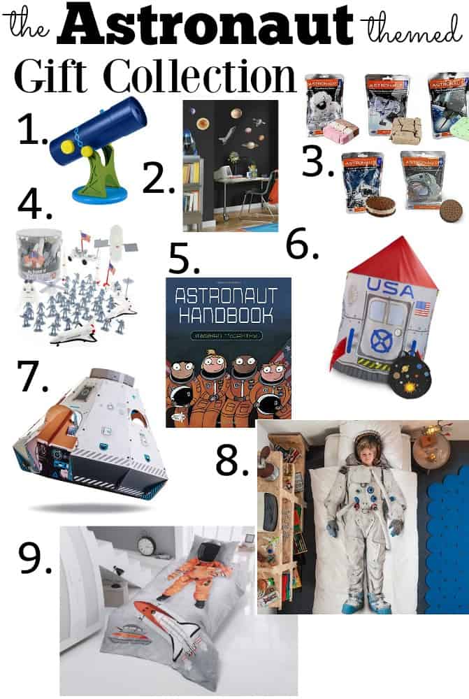 Astronaut Themed space gift ideas