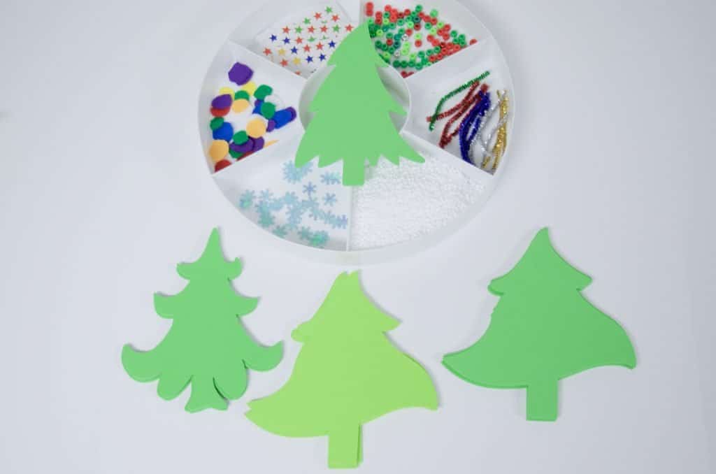 Invitation to Decorate a Christmas Tree Activity for Kids