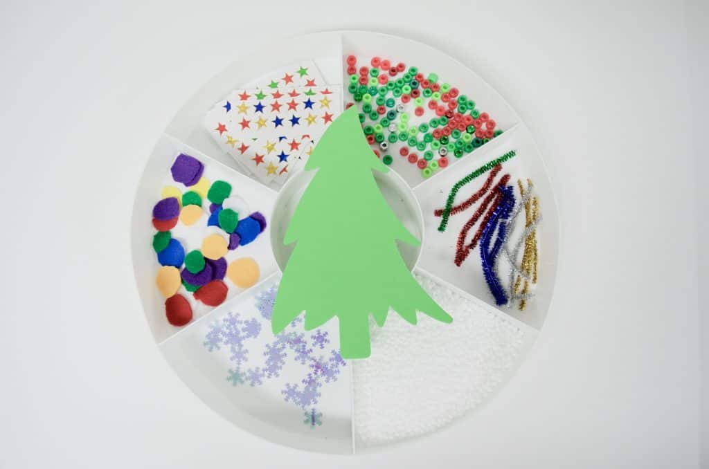 Invitation to Decorate a Christmas Tree Activity for Kids