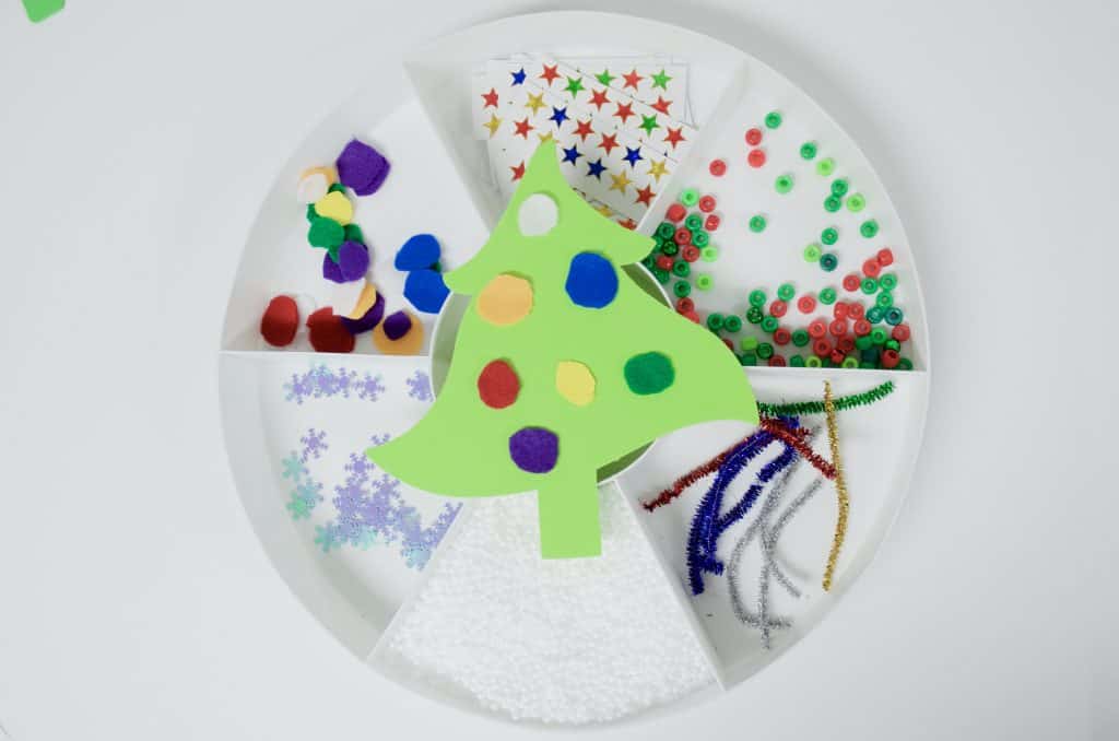 Invitation to Decorate a Christmas Tree Activity for Kids