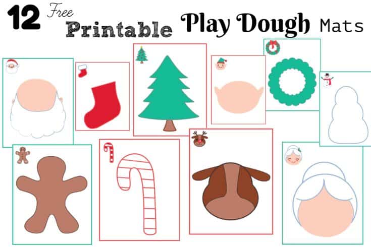 🎺 FREE Printable Instruments for Kids Playdough Mats Activity