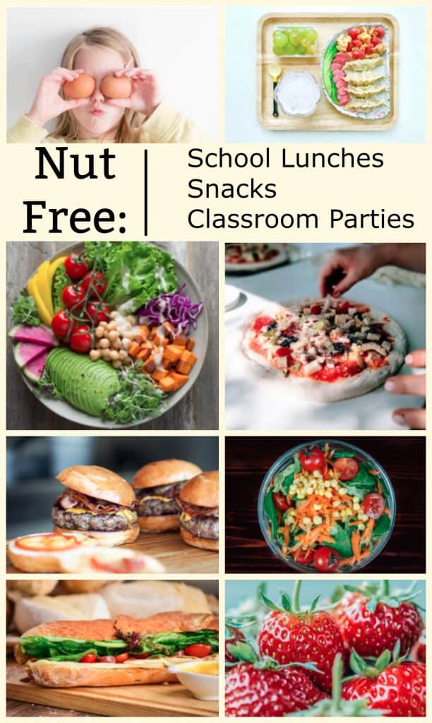 Nut Free School Lunches, Snacks Classroom Party