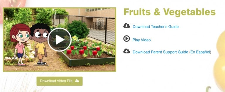 Hooray 4 Healthy: FREE Nutrition Videos & Curriculum Teachers & Parents
