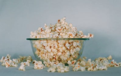 bowl of popcorn for Nut Free School Lunches, Snacks Classroom Party