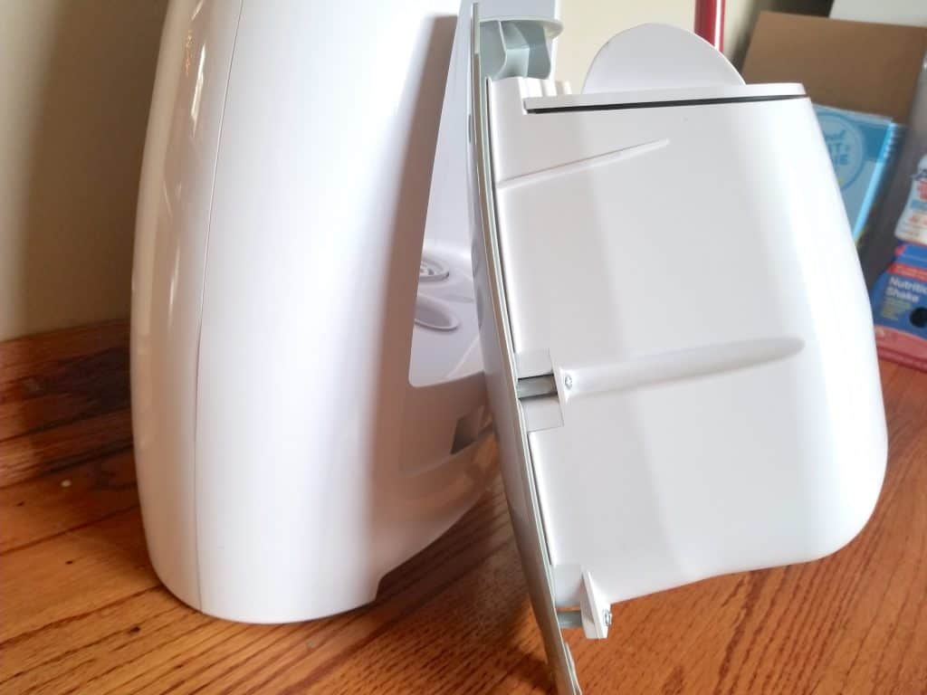 inside of EyeVac Touchless Vacuum System Review