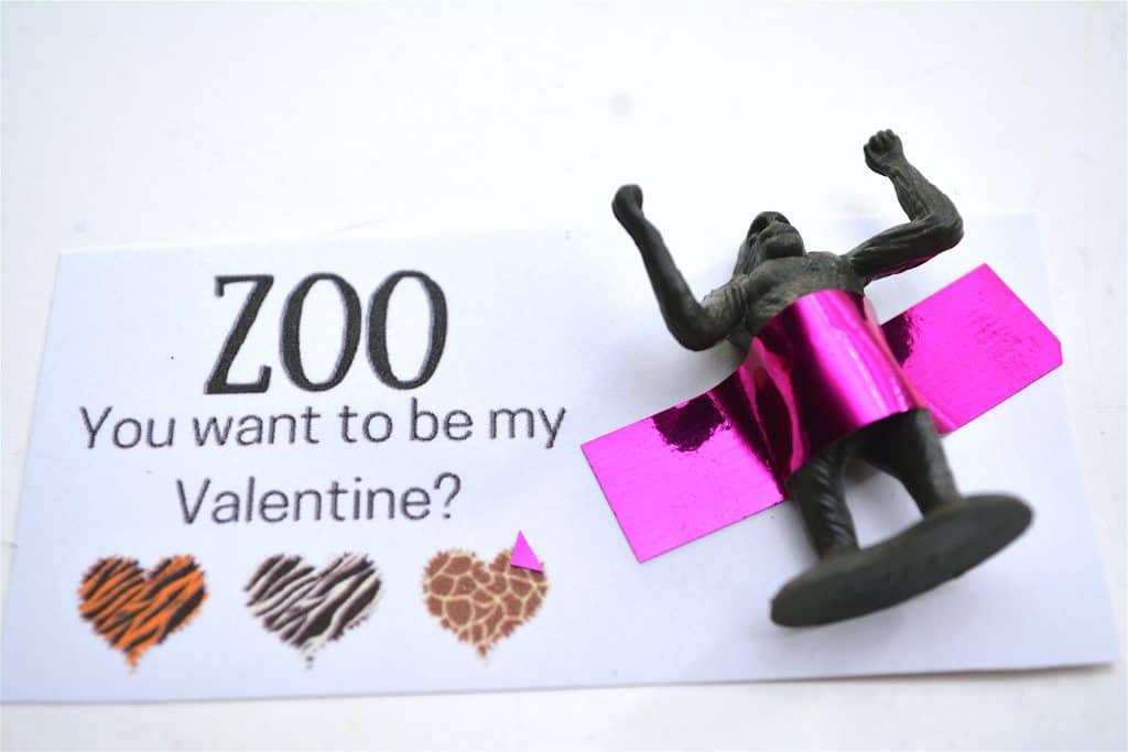 "Zoo You Want to be My Valentine?" FREE Printable Valentine's Day Card