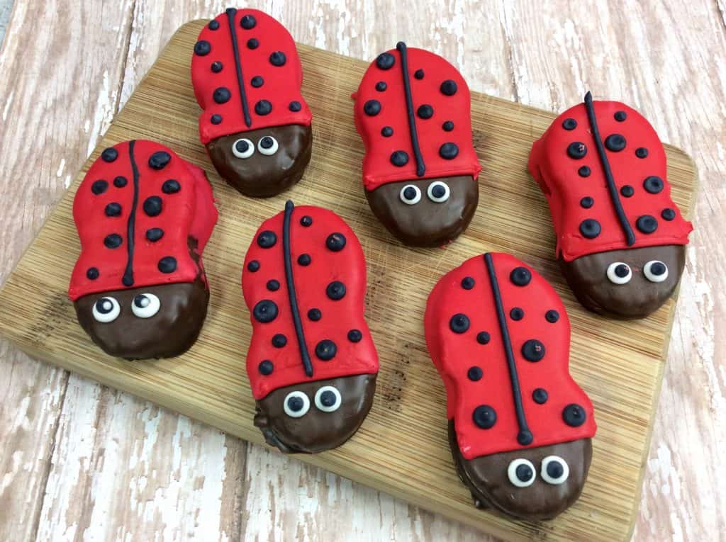 6 ladybug cookies for kids