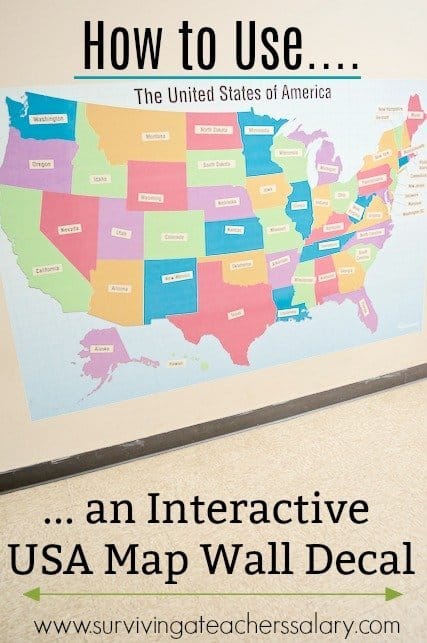 Ways to Use an Interactive Fathead USA Map Decal for Learning