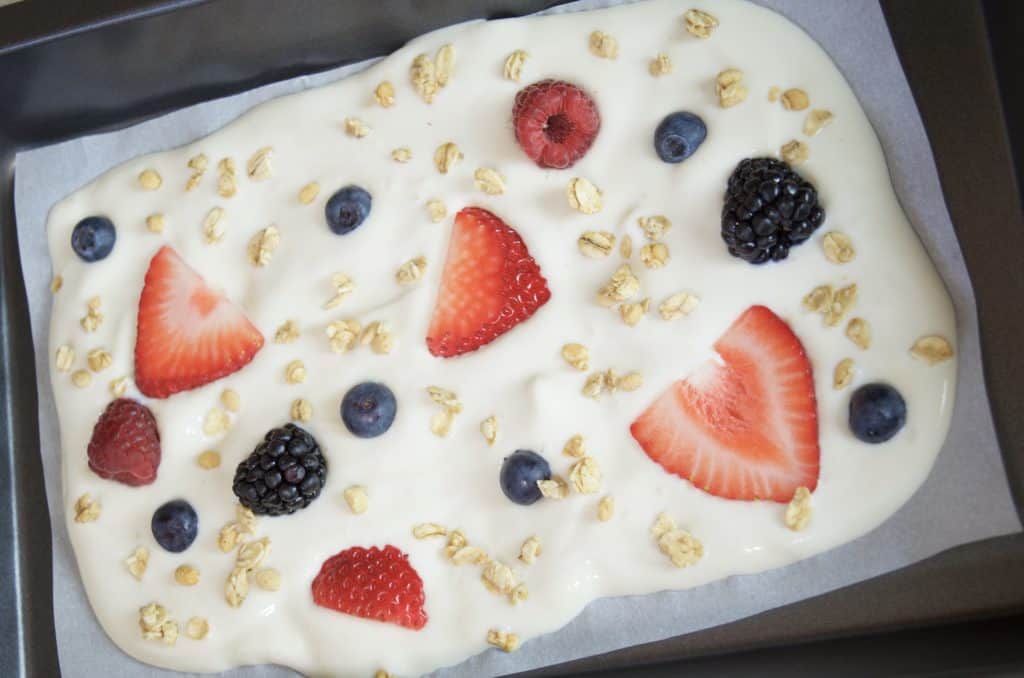 How to Make Kid Friendly Fruit Yogurt Bark Recipe